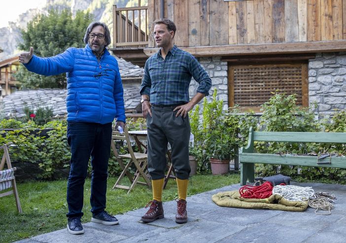 Daniele Vicari e Alessandro Borghi (photo credit Alfredo Falvo)