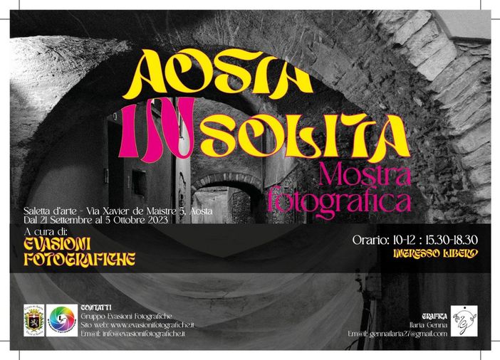 Le fotografie di 'Aosta Insolita' alla Saletta d'arte in via De Maistre Le fotografie di 'Aosta Insolita' alla Saletta d'arte in via De Maistre