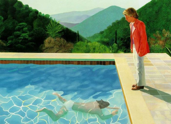 'Ritratto di un artista', 1972 - David Hockney (1937) 'Ritratto di un artista', 1972 - David Hockney (1937)