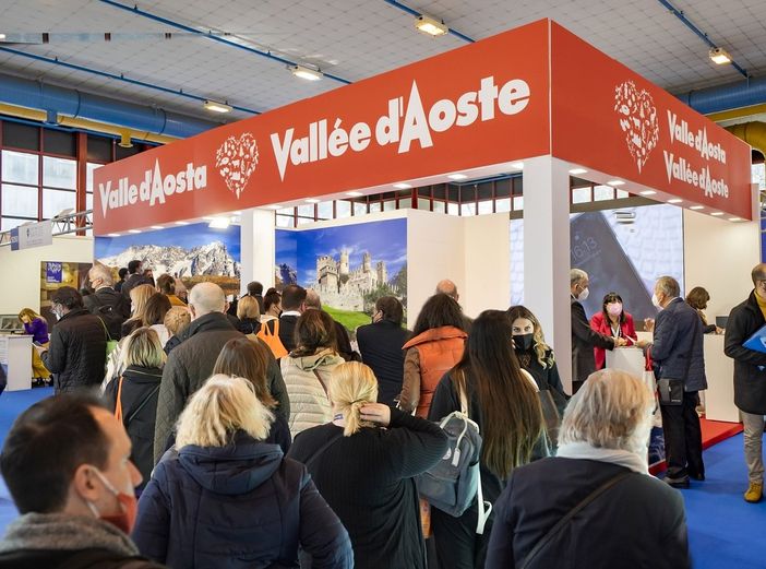 Lo stand valdostano alla Borsa del Turismo a Milano