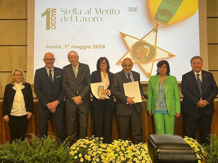 Primo Maggio, insigniti quattro nuovi Cavalieri del Lavoro valdostani