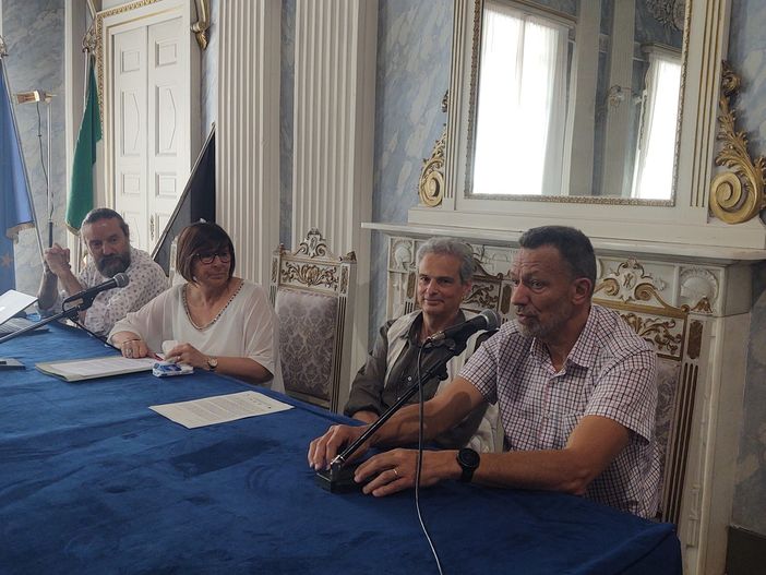 Da sn Laurent Vicquéry, Clotilde Forcellati, Gianni Nuti e Riccardo Jacquemod