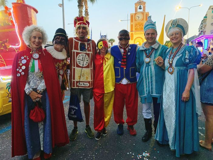 I Challant da Chatillon protagonisti al Carnevale estivo di Loano