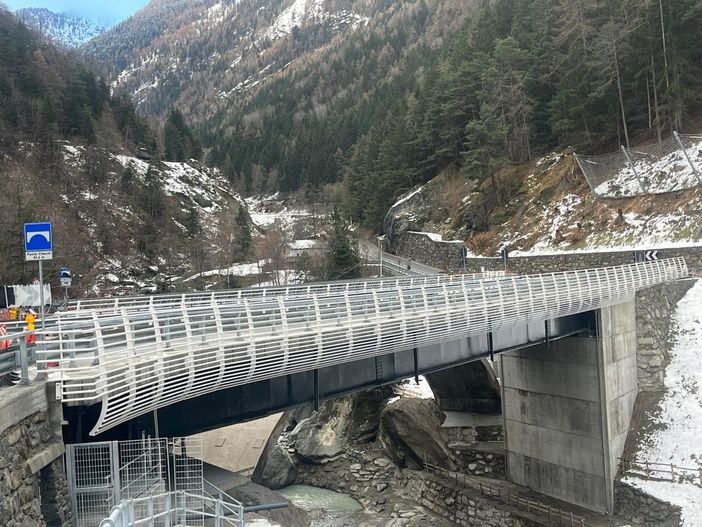 Apre oggi il nuovo ponte di Chevril tra Aymavilles e Cogne