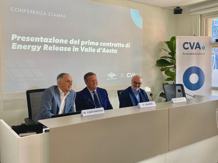AL VIA PRIMO CONTRATTO ENERGY RELEASE IN VALLE D’AOSTA: FIRMATO ACCORDO TRA GRUPPO CVA E CAS SPA
