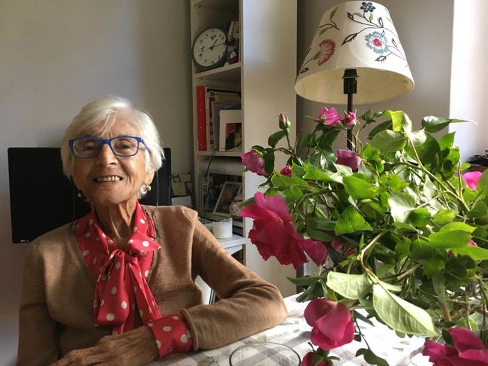 Clara Reich il giorno del suo compleanno, il 10 maggio scorso Clara Reich il giorno del suo compleanno, il 10 maggio scorso