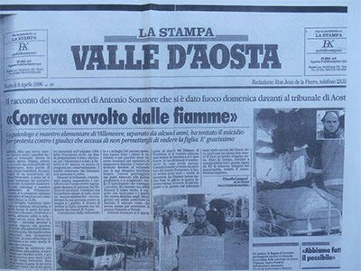 Flash Mob ad Aosta il 7 aprile in memoria di Antonio Sonatore Flash Mob ad Aosta il 7 aprile in memoria di Antonio Sonatore