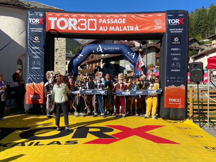 E' partito il TOR30: una giornata di emozioni tra le vette valdostane