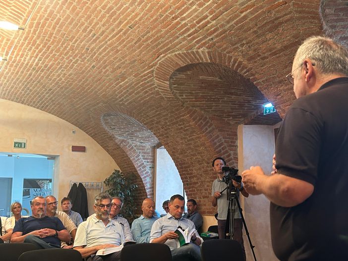 Un momento della presentazione del Rapporto