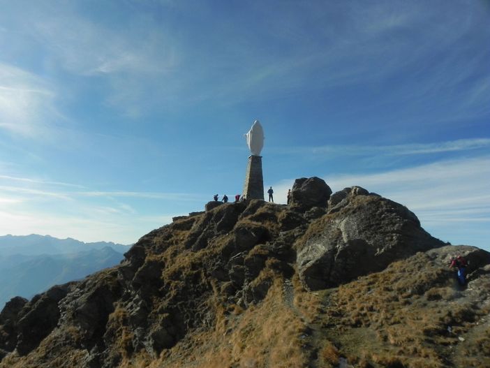 La vetta dello Zerbion, 2.719 metri di quota La vetta dello Zerbion, 2.719 metri di quota