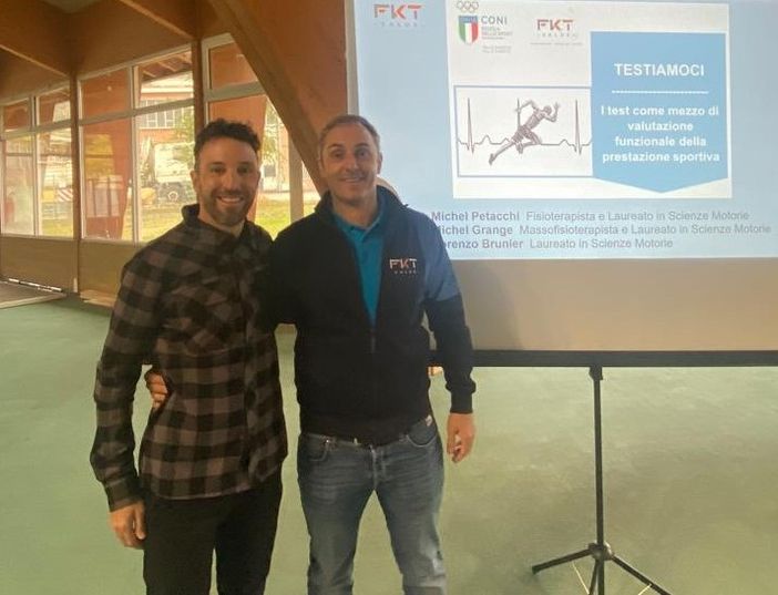 Enrico Martello e Michel Petacchi al Palaindoor Enrico Martello e Michel Petacchi al Palaindoor