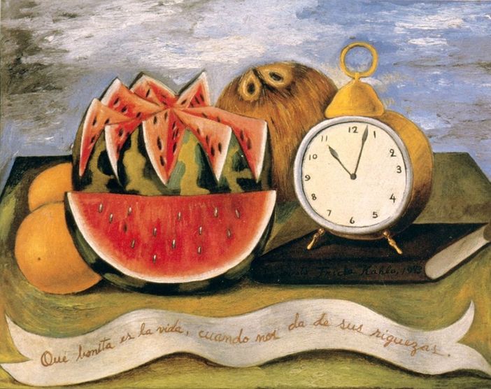 'Com’è bella la vita quando ci dona le sue ricchezze', 1943 - Frida Kahlo (1907-1954) 'Com’è bella la vita quando ci dona le sue ricchezze', 1943 - Frida Kahlo (1907-1954)