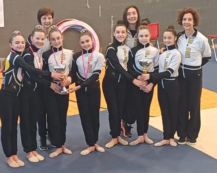 Ritmica: Club des Sports quattro volte sul podio a Candelo Ritmica: Club des Sports quattro volte sul podio a Candelo