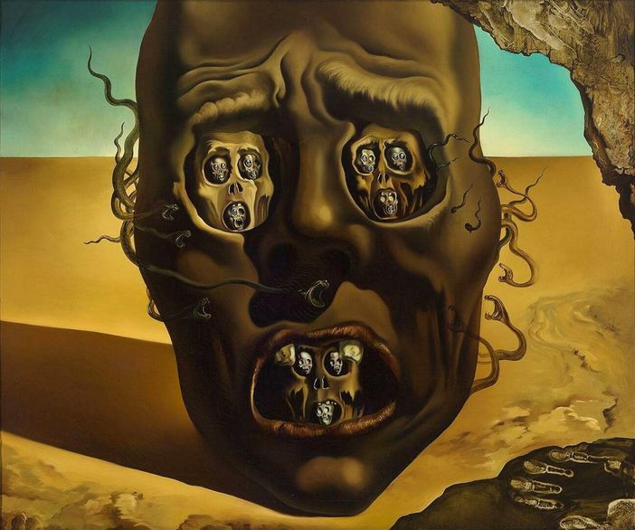 'Il volto della guerra', 1940; Salvador Dalì (1904-1989)
