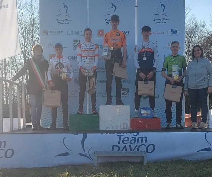 Michel Careri sul gradino più alto del podio Michel Careri sul gradino più alto del podio