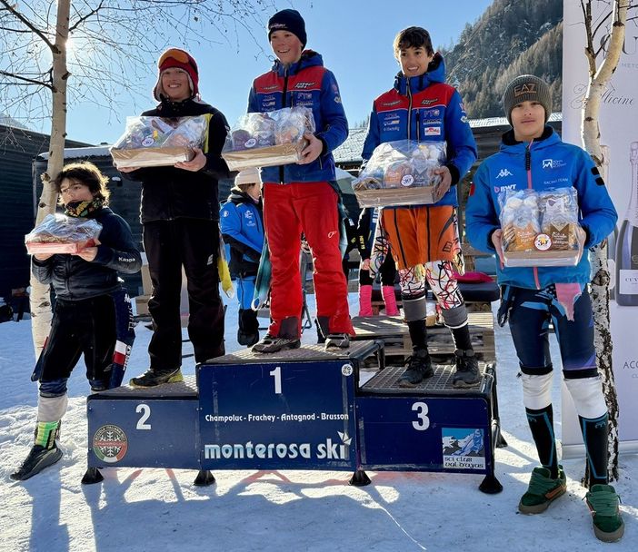 Sci alpino: al Club de Ski Valtournenche il trofeo Cuvage a Champoluc