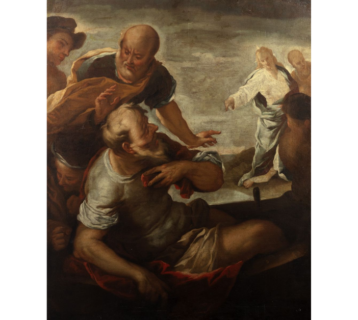 'Vocazione di san Pietro e sant’Andrea'-1659; Luca Giordano (1634-1705) 'Vocazione di san Pietro e sant’Andrea'-1659; Luca Giordano (1634-1705)