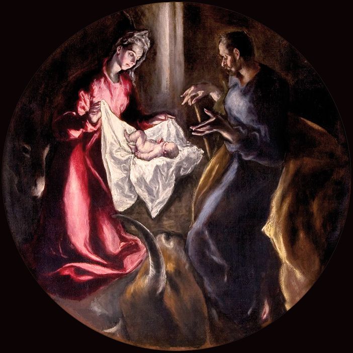 'Natività', 1603-1605 di El Greco (1541-1614) 'Natività', 1603-1605 di El Greco (1541-1614)