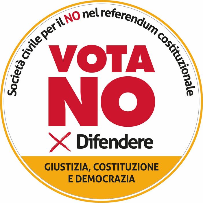 'Vota NO per difendere Giustizia, Costituzione, Democrazia' 'Vota NO per difendere Giustizia, Costituzione, Democrazia'