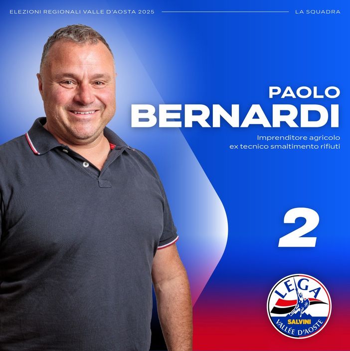 Elezioni regionali, per la Commissione Antimafia il candidato Paolo Bernardi (Lega VdA) è 'impresentabile'