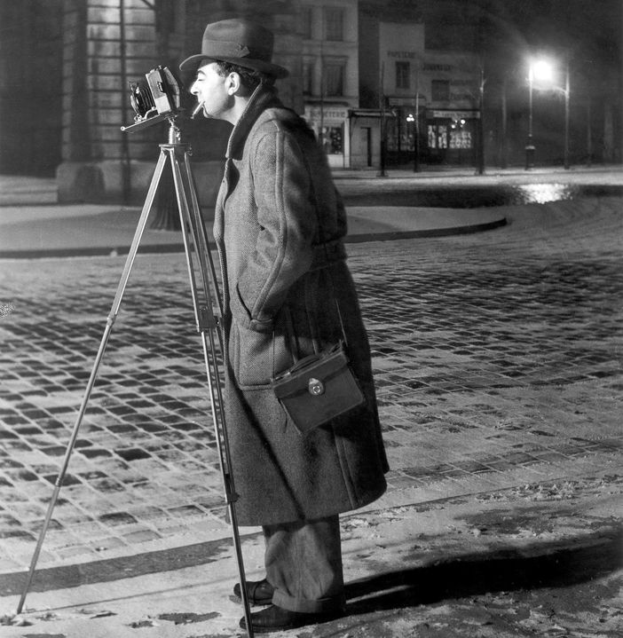 Brassaï autoritratto in Boulevard Blanquì