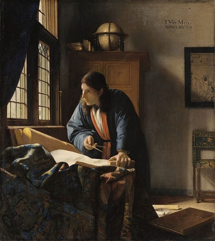 'Il geografo' (1668-1669) - Jan Vermeer 'Il geografo' (1668-1669) - Jan Vermeer