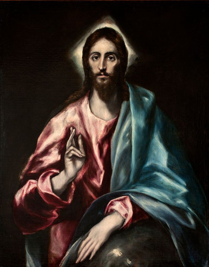 El Greco, 'Cristo come Salvatore', 1610-1614