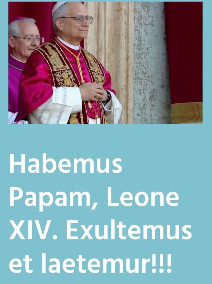 'Accogliamo l'invito di Papa Leone XIV, costruiamo ponti invece di alzare muri!' 'Accogliamo l'invito di Papa Leone XIV, costruiamo ponti invece di alzare muri!'