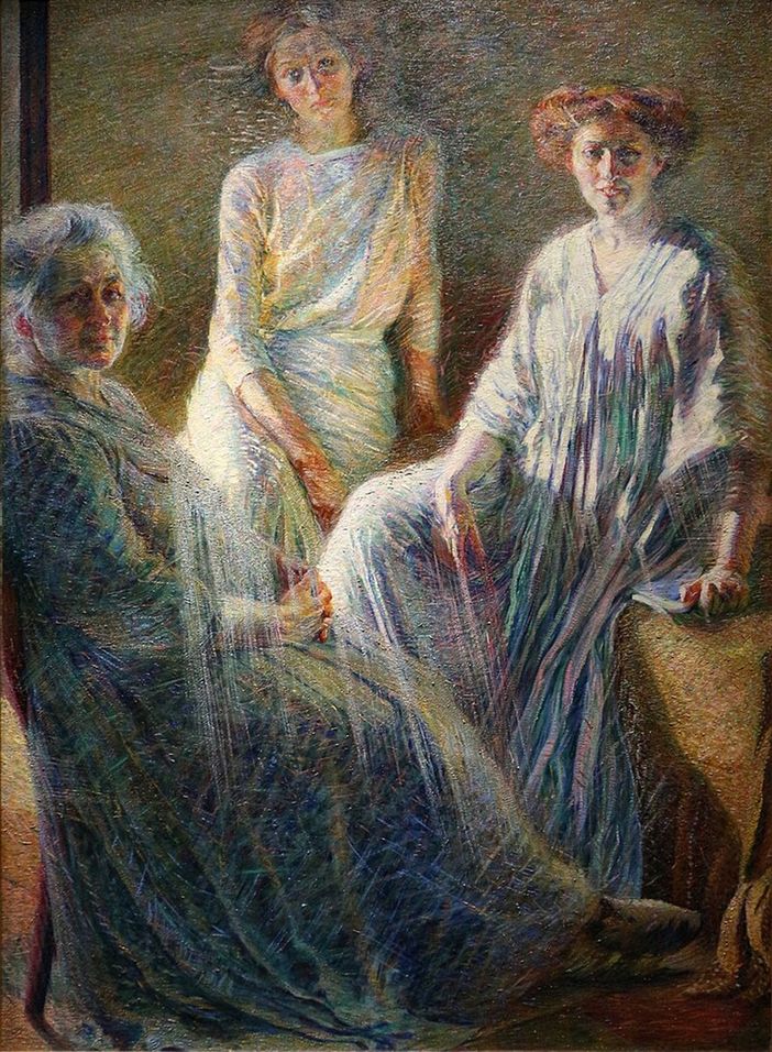 'Tre donne', 1909-1910; Umberto Boccioni (1882-1916)