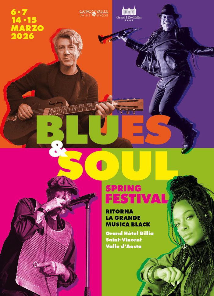 Al Grand Hôtel Billia di St-Vincent torna lo Spring Blues &amp; Soul Festival
