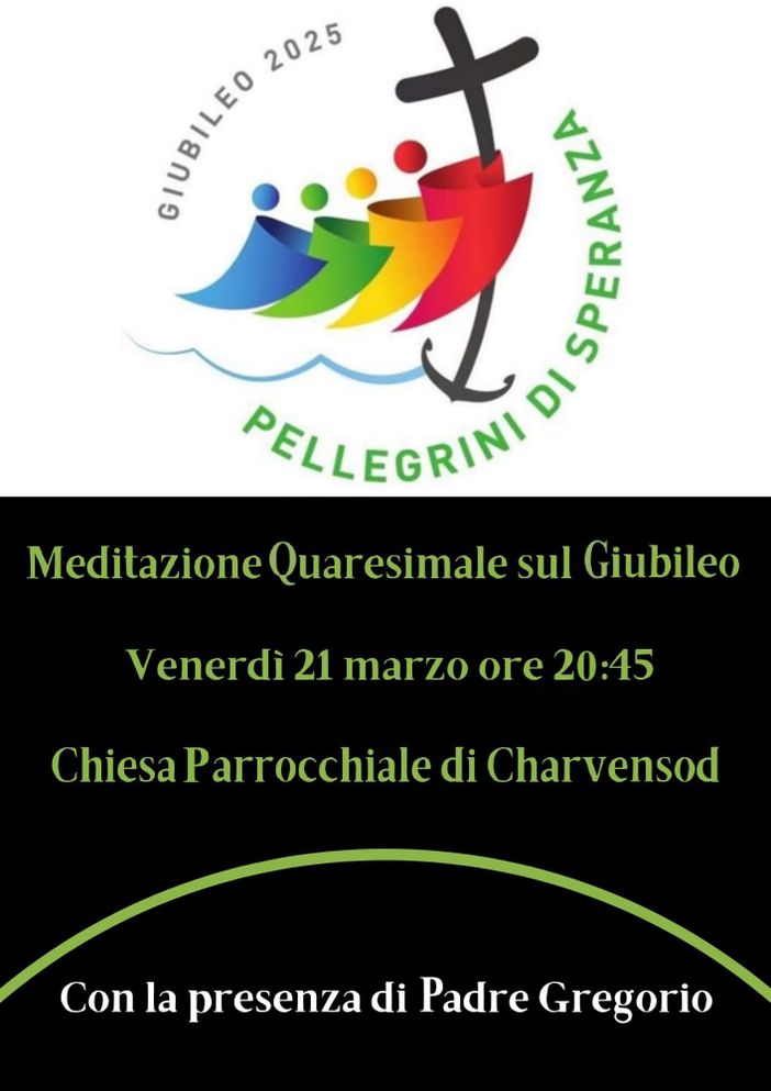 Meditazione sul Giubileo alla chiesa di Charvensod Meditazione sul Giubileo alla chiesa di Charvensod