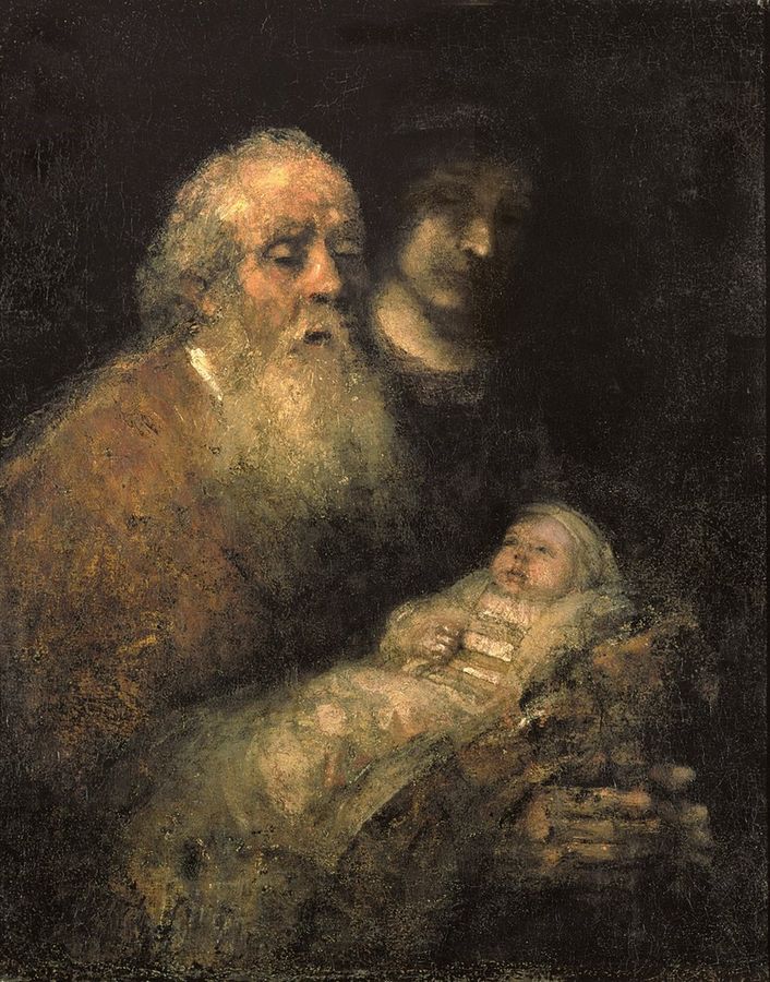 'Simeone al Tempio', 1669 - Rembrandt (1606-1669)
