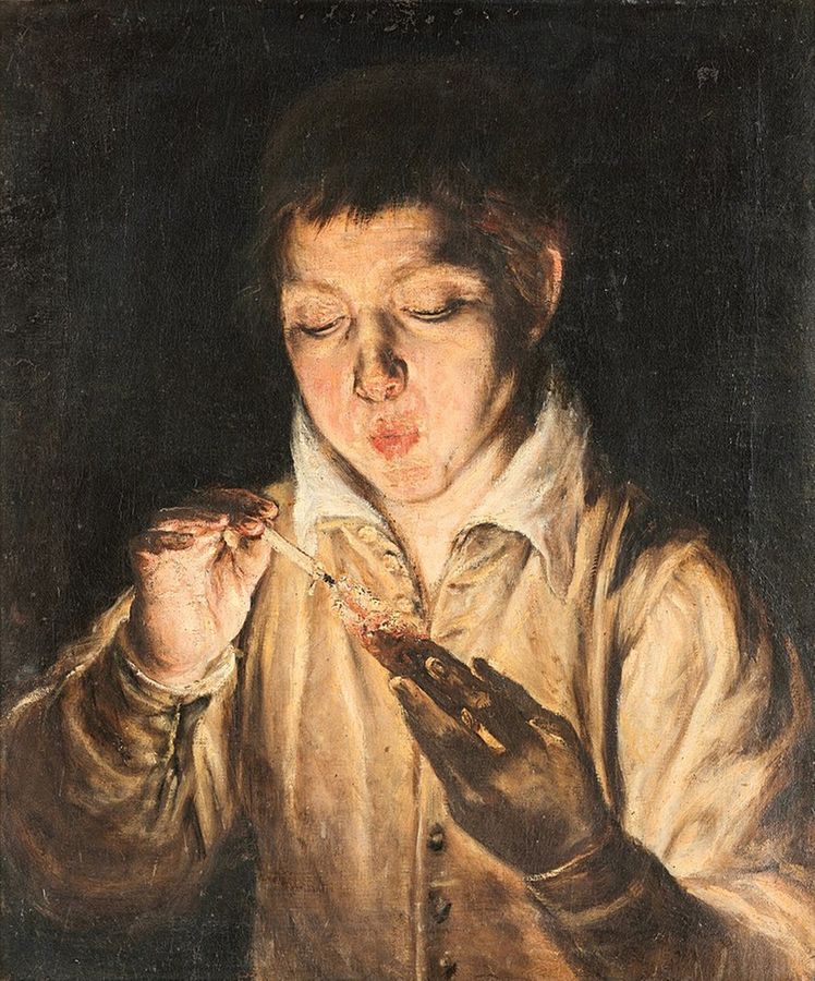 'El soplón', 1571-1572- El Greco (1541-1614)