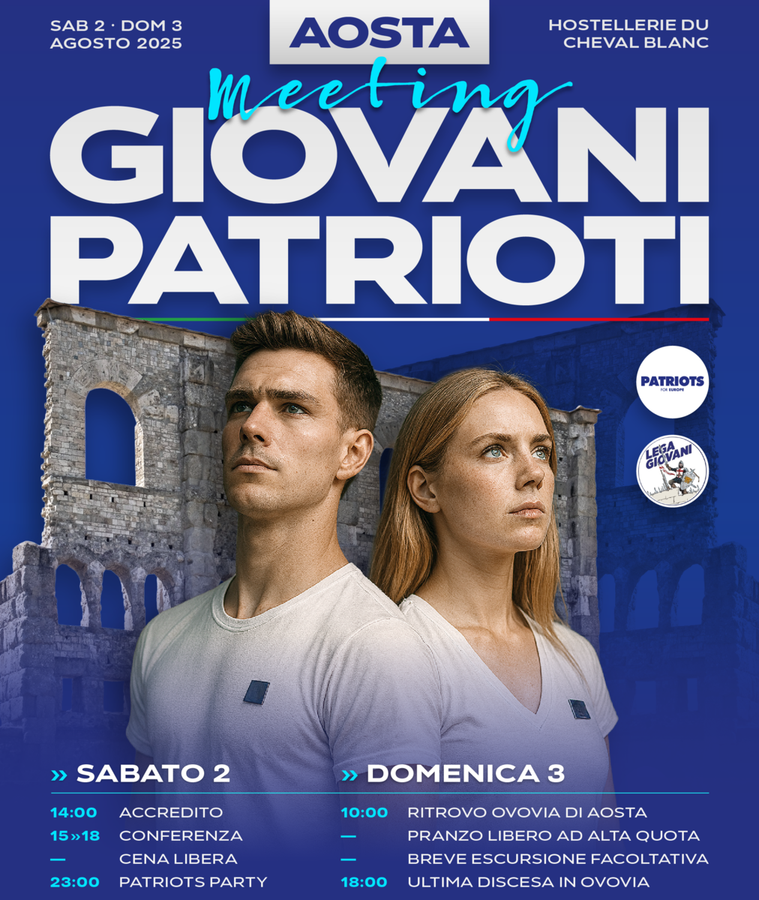 Ad Aosta sfilano i 'Giovani Patrioti': la Lega riunisce le destre radicali europee Ad Aosta sfilano i 'Giovani Patrioti': la Lega riunisce le destre radicali europee