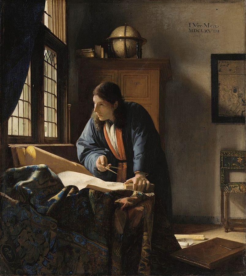 'Il geografo' (1668-1669) - Jan Vermeer 'Il geografo' (1668-1669) - Jan Vermeer