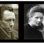 In copertina Albert Camus e Marie Curie In copertina Albert Camus e Marie Curie