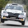 Elwis Chentre impegnato in una prova dello scorso Rally