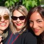 Il direttivo del Comitato: da sn Romaine Pernettaz, Pamela Fini e Fernanda Carere