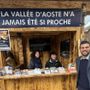 Lo stand valdostano alla Foire du Valais 2024