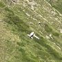 L'ultraleggero caduto vicino al rifugio Frassati L'ultraleggero caduto vicino al rifugio Frassati