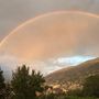 Aosta; un arcobaleno di 180° per la festa del patrono San Grato Aosta; un arcobaleno di 180° per la festa del patrono San Grato