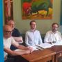 Da sn Ronny Borbey, Aldo Di Marco, Joel Farcoz e Stefano Aggravi