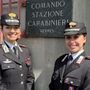 Da sn il capitano Chiara Ricciardi e il maresciallo Camilla Landolfo