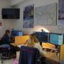 Operatori al lavoro alla Centrale unica del soccorso