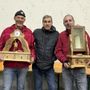 Da sn Elio Dallod, Renato Dal Bosco e Denis Gyppaz
