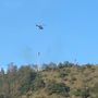 Gressan, incendio alla Cote de Gargantua