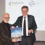 Da sn il presidente di Anfir, Michele Vietti sul palco insieme al presidente di Finaosta, Marco Linty