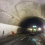 Lavori nella galleria di Dolonne nel 2020 (photo credit Edit Taglio Cemento srl)