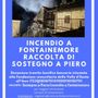 Incendio a Planaz di Fontainemore, raccolta fondi per aiutare Piero a ripartire