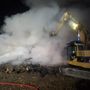 Pontey, domato incendio che nella notte ha distrutto una catasta di legna